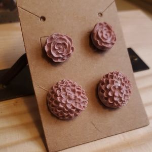 Polymer clay earrings